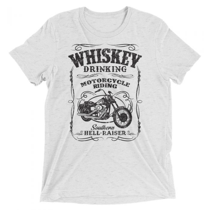 whiskey motorcycle t-shirt