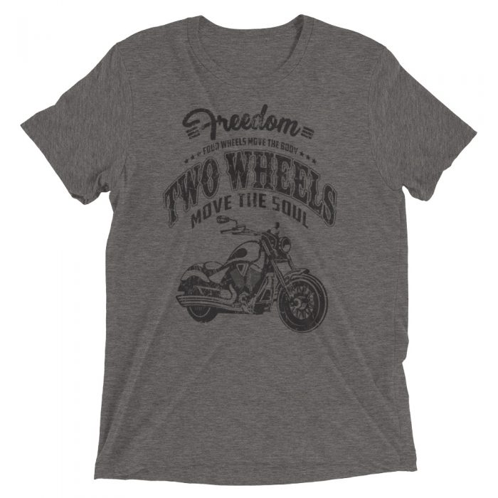 two wheels moves the soul shirt