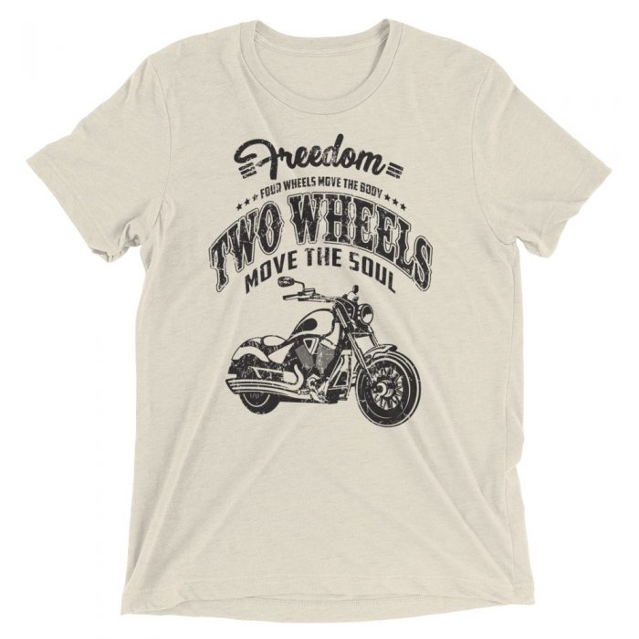 two wheels moves the soul shirt