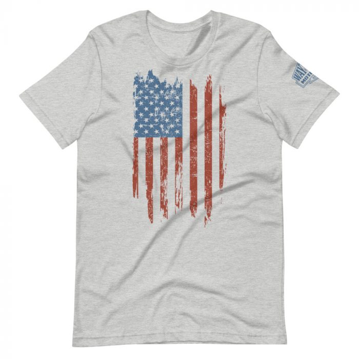 usa flag motorcycle t-shirt